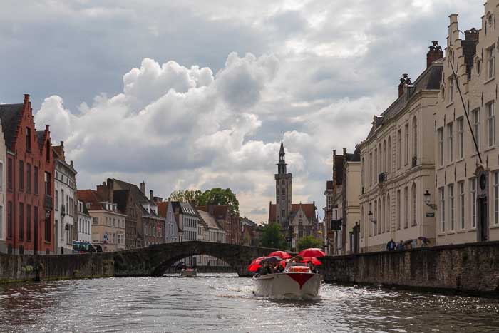 canal view in Bruges