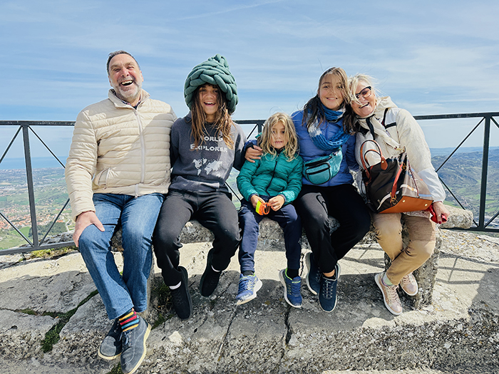 Family time in San Marino