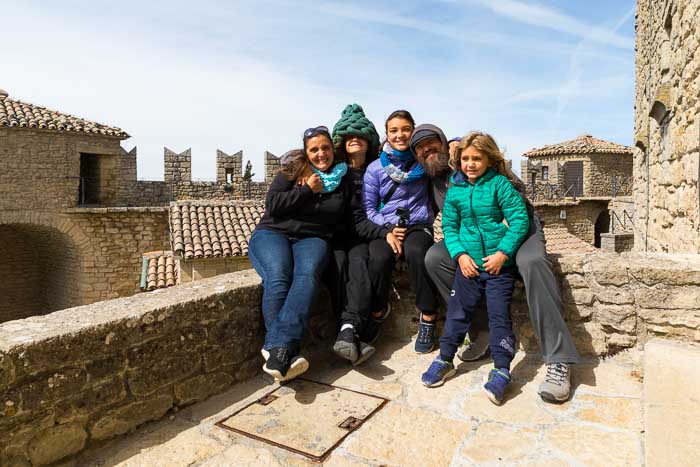 Famly photo in San Marino